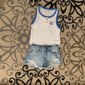 Abercrombie shorts and tank